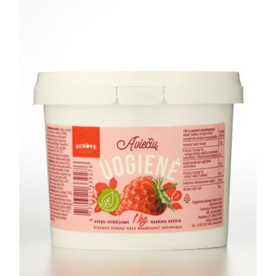 Uogienė aviečių SKANOVĖ, be konservantų, 1 kg